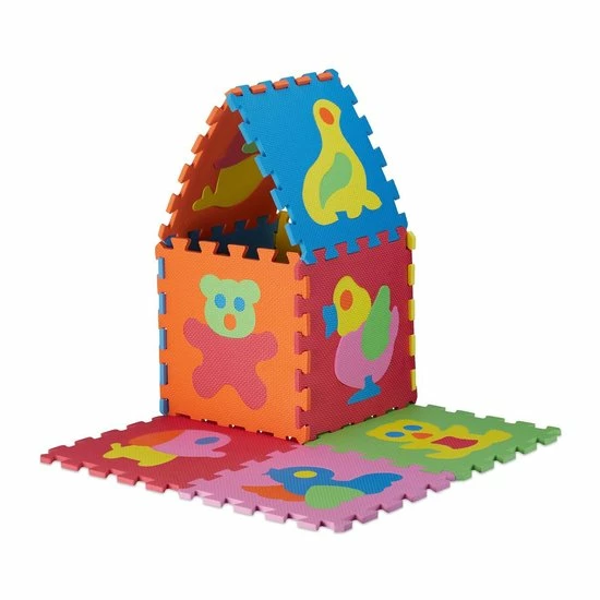 Relaxdays Speelmat 90 X 90 Cm - Puzzelmat EVA Schuim - Speelkleed - Speeltapijt BPA-vrij Dieren 11 Relaxdays Speelmat 90 X 90 Cm - Puzzelmat EVA Schuim - Speelkleed - Speeltapijt BPA-vrij Dieren - Afbeelding 9