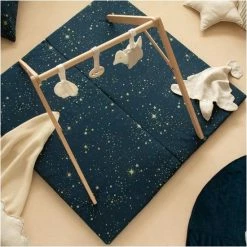 Nobodinoz Speelkleed - 100 X 100 Cm - Foam - Goud Stella/Nachtblauw -Exporteren speelkleden winkel 550x550 1094