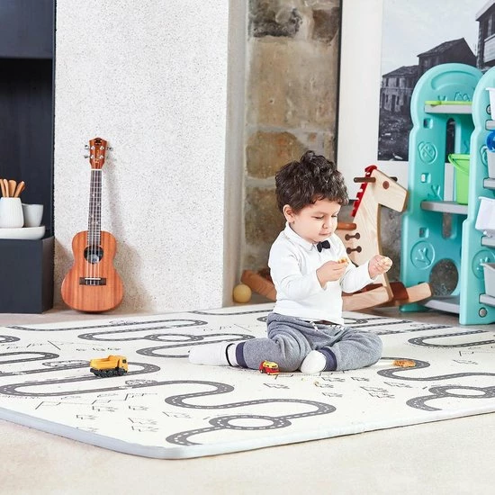 Merkloos Dubbelzijdige Speelmat Alpaca En Auto 200 X 180 Cm 9 Merkloos Dubbelzijdige Speelmat Alpaca En Auto 200 X 180 Cm - Afbeelding 7