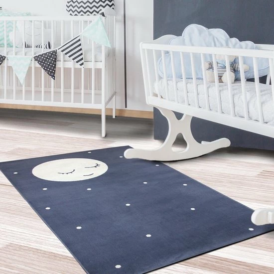 Sens Kids Rugs Maan Kindervloerkleed - Kindertapijt - 67 X 110 Cm - Wasbaar - Zacht - Duurzame Kwaliteit - Speelgoed 3 Sens Kids Rugs Maan Kindervloerkleed - Kindertapijt - 67 X 110 Cm - Wasbaar - Zacht - Duurzame Kwaliteit - Speelgoed