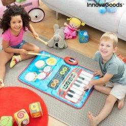 Innovagoods 2-IN-1 MUZIEKMAT BEATS'N'TUNE - Muziekmat - Muziekinstrumenten Voor Kinderen - Muziekinstrumenten Voor Peuters Set -Exporteren speelkleden winkel 550x550 1171