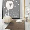 Sens Kids Rugs Maan Kindervloerkleed - Kindertapijt - 67 X 110 Cm - Wasbaar - Zacht - Duurzame Kwaliteit - Speelgoed