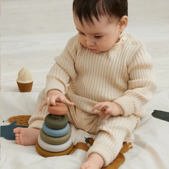 Liewood Glenn Speelmat Baby Friendship Sandy Mix 4 Liewood Glenn Speelmat Baby Friendship Sandy Mix - Afbeelding 2