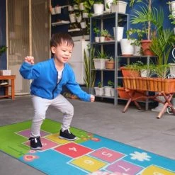 Relaxdays Hinkelmat - Speelkleed Hinkelen - Speelmat - Vloerkleed Kinderkamer -180x70 Cm -Exporteren speelkleden winkel 550x550 1255