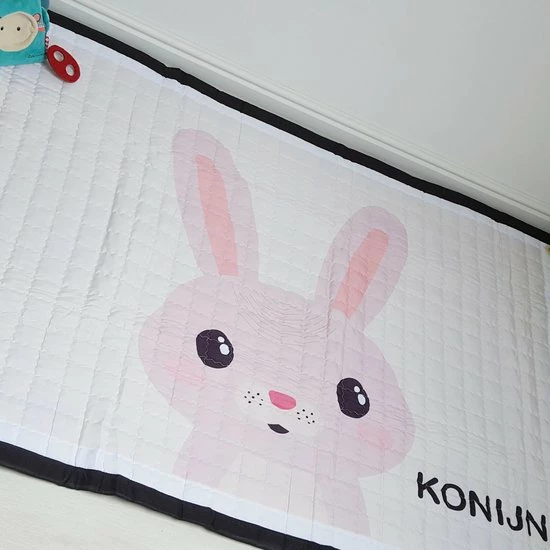 Speelkleed Konijntje 150 X 100 - LiefBoefje - Speelmat - Groot Speelkleed - Speelkleed Baby - Speeltapijt - Vloerkleed Baby - Babymat XL - Kraamcadeau - Speelkleed Kinderen - 100+ Liefboefje Speelkleed Designs - BEPERKTE VOORRAAD OP=OP 3 Speelkleed Konijntje 150 X 100 - LiefBoefje - Speelmat - Groot Speelkleed - Speelkleed Baby - Speeltapijt - Vloerkleed Baby - Babymat XL - Kraamcadeau - Speelkleed Kinderen - 100+ Liefboefje Speelkleed Designs - BEPERKTE VOORRAAD OP=OP