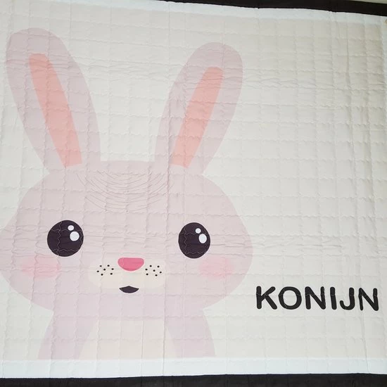 Speelkleed Konijntje 150 X 100 - LiefBoefje - Speelmat - Groot Speelkleed - Speelkleed Baby - Speeltapijt - Vloerkleed Baby - Babymat XL - Kraamcadeau - Speelkleed Kinderen - 100+ Liefboefje Speelkleed Designs - BEPERKTE VOORRAAD OP=OP 4 Speelkleed Konijntje 150 X 100 - LiefBoefje - Speelmat - Groot Speelkleed - Speelkleed Baby - Speeltapijt - Vloerkleed Baby - Babymat XL - Kraamcadeau - Speelkleed Kinderen - 100+ Liefboefje Speelkleed Designs - BEPERKTE VOORRAAD OP=OP - Afbeelding 2