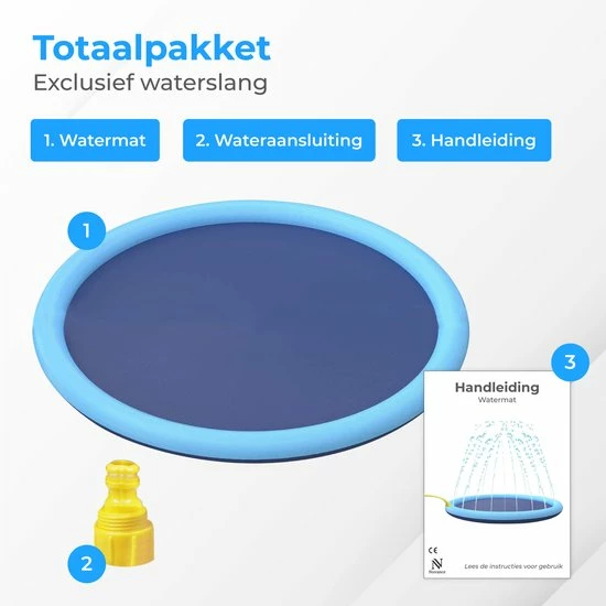 Nuvance - Waterspeelmat - Opblaasbaar - Watermat Baby - Speelmat - Waterspeelgoed - Babyshower Cadeau – Kraamcadeau – Speelkleed Baby - Hemelsblauw 9 Nuvance - Waterspeelmat - Opblaasbaar - Watermat Baby - Speelmat - Waterspeelgoed - Babyshower Cadeau – Kraamcadeau – Speelkleed Baby - Hemelsblauw - Afbeelding 7