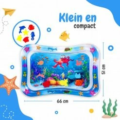 AyeKids Waterspeelmat - Watermat - Speelkleed - Opblaasbaar - Watermat Baby - Blauw -Exporteren speelkleden winkel 550x550 129