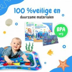 AyeKids Waterspeelmat - Watermat - Speelkleed - Opblaasbaar - Watermat Baby - Blauw -Exporteren speelkleden winkel 550x550 131