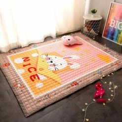 By Baboo Baby Cadeau Meisje - Vloerkleed Kinderen - Mooie Konijn - Vloerkleed Groot Formaat - Met Opbergtas - Kindertapijt - Speelkleed Meisje - Roze - Geel 12 By Baboo Baby Cadeau Meisje - Vloerkleed Kinderen - Mooie Konijn - Vloerkleed Groot Formaat - Met Opbergtas - Kindertapijt - Speelkleed Meisje - Roze - Geel -Exporteren speelkleden winkel 550x550 1336