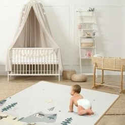 Mamabrum Speelmat Speelkleed Speeltapijt - Bos En Bergen - Speelmatten Speel Vloerkleed - Groot Dubbelzijdig - Matras Vloer Speelgoed Baby Foam Play Mat Kleed Tapijt Voor Kinderen Jongens En Meisje Matten -Exporteren speelkleden winkel 550x550 147