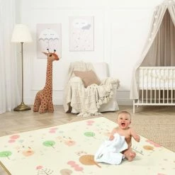Mamabrum Speelmat Speelkleed Speeltapijt - Bos En Bergen - Speelmatten Speel Vloerkleed - Groot Dubbelzijdig - Matras Vloer Speelgoed Baby Foam Play Mat Kleed Tapijt Voor Kinderen Jongens En Meisje Matten -Exporteren speelkleden winkel 550x550 148