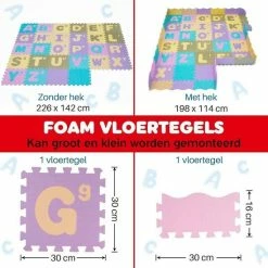 Mini Wal MiniWal Speelmat XXL - Puzzelmat - Eva Foam Speelkleed -Exporteren speelkleden winkel 550x550 167