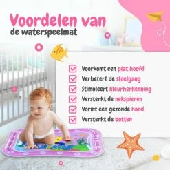 AyeKids Waterspeelmat - Watermat - Speelkleed - Opblaasbaar - Watermat Baby - Roze -Exporteren speelkleden winkel 550x550 23