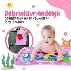 AyeKids Waterspeelmat - Watermat - Speelkleed - Opblaasbaar - Watermat Baby - Roze -Exporteren speelkleden winkel 550x550 24