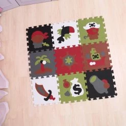 Buxibo Puzzelmat Piraten - Speelkleed/Speelmat/Vloermat Voor Kinderen - Foam Speelmat 30 X 30 CM -Exporteren speelkleden winkel 550x550 272