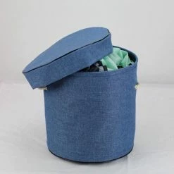Merkloos TDR - 2 In 1 Speelkleed Opbergmand - Stevige Stof - Diameter Kleed 1,5 Meter - Blauw -Exporteren speelkleden winkel 550x550 275