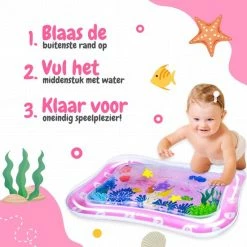 AyeKids Waterspeelmat - Watermat - Speelkleed - Opblaasbaar - Watermat Baby - Roze -Exporteren speelkleden winkel 550x550 28