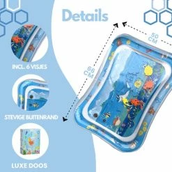 Spoused Waterspeelmat - Watermat - Speelmat Baby - Speelkleed Baby - Tummy Time - Luxe Geschenkdoos -Exporteren speelkleden winkel 550x550 283