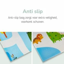 Little Hippo® Speelmat 200x180cm - Foam Speelkleed 'Dino's' - Dubbelzijdige XXL - Kinder/Baby Speelmat - Opvouwbaar - Anti-slip -Exporteren speelkleden winkel 550x550 292