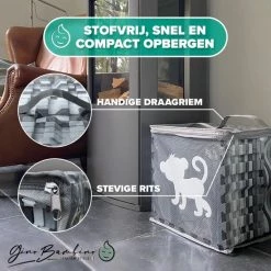 Gino Bambino Play+ Speelmat Foam - Binnen & Buiten – Speelmat Baby – Puzzelmat - XXL - 151x151x1.5cm – Zacht, Dik & Duurzaam – Opstaande Rand – Leuk & Educatief - Multifunctioneel – Combi Dieren & Cijfers - Geschikt Voor Alle Kinderen -Exporteren speelkleden winkel 550x550 305