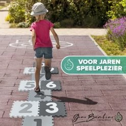 Gino Bambino Play+ Speelmat Foam - Binnen & Buiten – Speelmat Baby – Puzzelmat - XXL - 151x151x1.5cm – Zacht, Dik & Duurzaam – Opstaande Rand – Leuk & Educatief - Multifunctioneel – Combi Dieren & Cijfers - Geschikt Voor Alle Kinderen -Exporteren speelkleden winkel 550x550 308