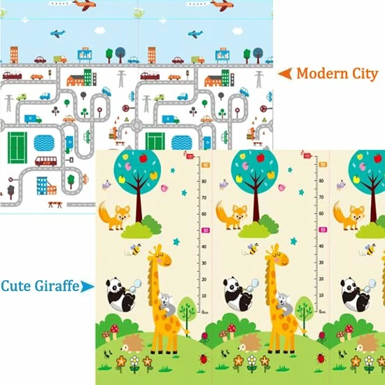 IKIDO Speeltapijt Play Mats Voor Baby's Kinderen - Opvouwbaar - Waterdicht - Antislip - Speelkleed Cadeau Schatje - Aan Beide Kanten Te Gebruiken (200 X 180 X 1,5CM ) 5 IKIDO Speeltapijt Play Mats Voor Baby's Kinderen - Opvouwbaar - Waterdicht - Antislip - Speelkleed Cadeau Schatje - Aan Beide Kanten Te Gebruiken (200 X 180 X 1,5CM ) - Afbeelding 3