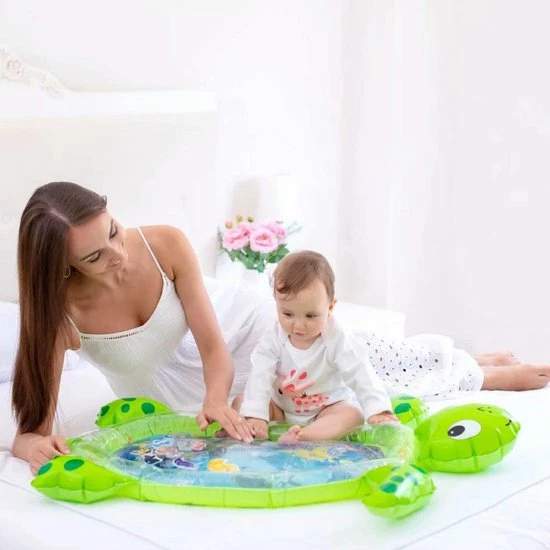 RX Goods Baby Opblaasbare Waterspeelmat Schildpad Speelgoed – Spelen Met Water - Speelkleed & Aquamat 8 RX Goods Baby Opblaasbare Waterspeelmat Schildpad Speelgoed – Spelen Met Water - Speelkleed & Aquamat - Afbeelding 6