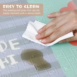 FOXSPORT Speelmat Baby Kinderen - Antislip En Waterafstotend - Kruipmat - Dubbelzijdig Speelkleed - XL - Opvouwbaar - 1,5CM Dik - Foam - Panda & Hertje - 180 X 200 CM - Inclusief Opbergtas - Kampeermat -Exporteren speelkleden winkel 550x550 328