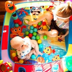 Playgro Activiteiten Ballenbak - Incl 30 Ballen/4 Speelopties - Babygym - Free Frustration Packaging -Exporteren speelkleden winkel 550x550 361