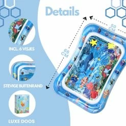 Spoused Waterspeelmat - Watermat - Speelmat Baby - Speelkleed Baby - Tummy Time - Luxe Geschenkdoos -Exporteren speelkleden winkel 550x550 37