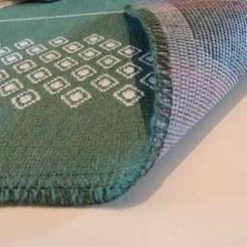 Ikado Kaartmat Groen, Viscose 58 X 70 Cm -Exporteren speelkleden winkel 550x550 378