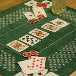 Ikado Kaartmat Groen, Viscose 58 X 70 Cm -Exporteren speelkleden winkel 550x550 379