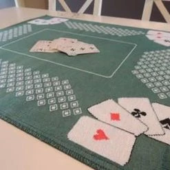Ikado Kaartmat Groen, Viscose 58 X 70 Cm -Exporteren speelkleden winkel 550x550 380