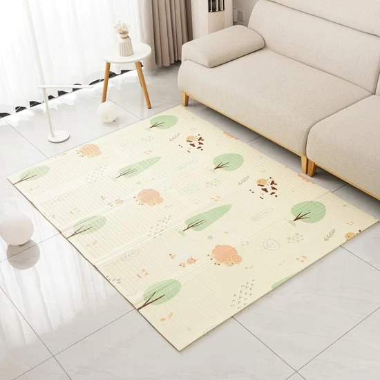 Eazy Kids Baby Speelmat – Dubbelzijdig Speelkleed – Opvouwbaar – Foam – Antislip En Waterafstotend - 150x200x1cm - C07 8 Eazy Kids Baby Speelmat – Dubbelzijdig Speelkleed – Opvouwbaar – Foam – Antislip En Waterafstotend - 150x200x1cm - C07 - Afbeelding 6