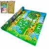 Maboshi Spel Mat - 180x200cm - In Vrolijke Kleuren - Giraf -Dubbelzijdig Speelbaar - Babywandelpad Kruippad - Geschikt Voor Kinderen's Kruipdeken - Yoga Mat - Picknickdeken En Sportmat-beschermen Tegen Vocht-Cadeautjes Voor Kinderen -Exporteren speelkleden winkel 550x550 413