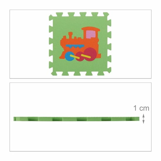 Relaxdays Speelmat 90 X 90 Cm - Puzzelmat EVA Schuim - Speelkleed - Speeltapijt BPA-vrij Voertuigen 8 Relaxdays Speelmat 90 X 90 Cm - Puzzelmat EVA Schuim - Speelkleed - Speeltapijt BPA-vrij Voertuigen - Afbeelding 6