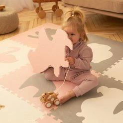 Hakuna Matte Speelkleed Baby - XXL Speelmat Foam Dieren - Roze/wit -Exporteren speelkleden winkel 550x550 456