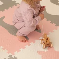 Hakuna Matte Speelkleed Baby - XXL Speelmat Foam Dieren - Roze/wit -Exporteren speelkleden winkel 550x550 457