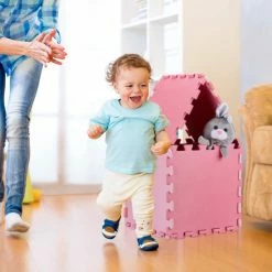 Relaxdays 36-delige Speelmat Foam - Puzzelmat Met Rand - Speeltegels - Puzzeltegels Baby - Grijs -Exporteren speelkleden winkel 550x550 459