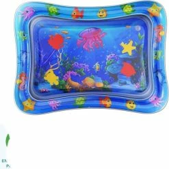 Merkloos BabyHero - Waterspeelmat - Babygym - Opblaasbare Watermat - Speelkleed Baby - Tummy Time - Speelmat - Kraamcadeau - Blauw