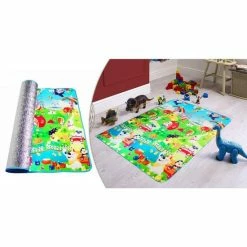 GT Commerce Grote XL Speelmat 180 X 145 Speel Kleed Vloerkleed - Speeltapijt Kinderen - Groot Baby & Kindervoerkleed - Dieren Kleed Jongens & Meisjes Speelkleed Kinderen- Binnen & Buiten | Waterafstotend Speel Babygym -Exporteren speelkleden winkel 550x550 473