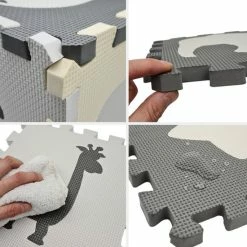 GIZMO Speelmat XL Voor Baby/Peuters - Vormen - EVA Foam Puzzelmat / Speelkleed Met Opstaande Rand - 150x150x1.5 Cm -Exporteren speelkleden winkel 550x550 493