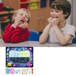 Buxibo - Magische Doodle Mat Tekenmat/Kinder Speelmat Space Met Vormpjes En Cijfers - Foam - Kruipmat - Speelkleed Ruimte - Vloermat - Baby/Peuter & Kind -Exporteren speelkleden winkel 550x550 495