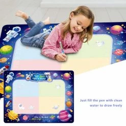 Buxibo - Magische Doodle Mat Tekenmat/Kinder Speelmat Space Met Vormpjes En Cijfers - Foam - Kruipmat - Speelkleed Ruimte - Vloermat - Baby/Peuter & Kind -Exporteren speelkleden winkel 550x550 501
