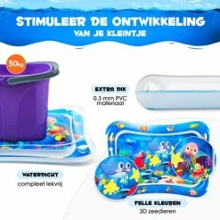 Allerion® Allerion Waterspeelmat Baby – Speelmat Zomer – Opblaasbaar – Zeedieren Thema - Vanaf 0 Jaar - -Exporteren speelkleden winkel 550x550 519