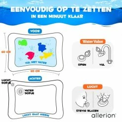 Allerion® Allerion Waterspeelmat Baby – Speelmat Zomer – Opblaasbaar – Zeedieren Thema - Vanaf 0 Jaar - -Exporteren speelkleden winkel 550x550 521