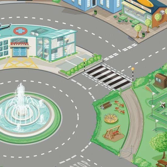 Le Toy Van Speelmat Stad Autokleed 4 Le Toy Van Speelmat Stad Autokleed - Afbeelding 2