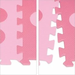 Relaxdays Speelmat Foam - Puzzelmat Baby- Puzzeltegels - Speeltegels Bloemen - Speelkleed - Roze-felroze -Exporteren speelkleden winkel 550x550 618