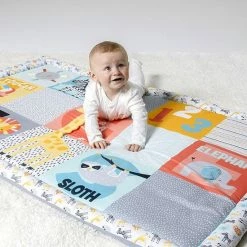 Eurekakids Babykleed Extra Dik - Met Activiteiten - Speelkleed Baby - Inclusief Spiegeltje - 150 X 100 Cm